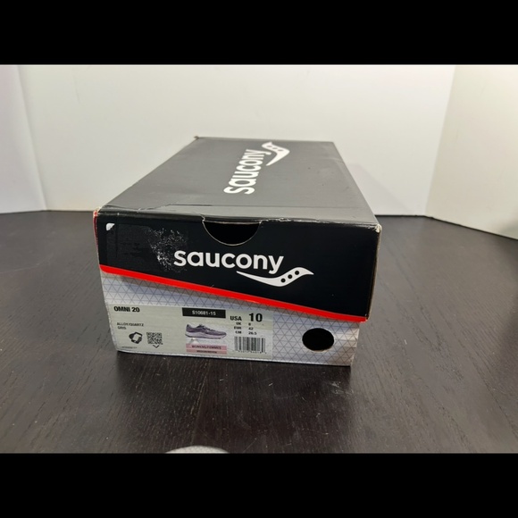 Saucony Omni 20 Running Shoes Sneakers Alloy/Quartz Womans Size 10 - Picture 14 of 15